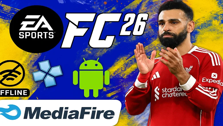 FIFA 2026 PPSSPP (EA FC 26 PSP) ISO FILE PS5 CAMERA 