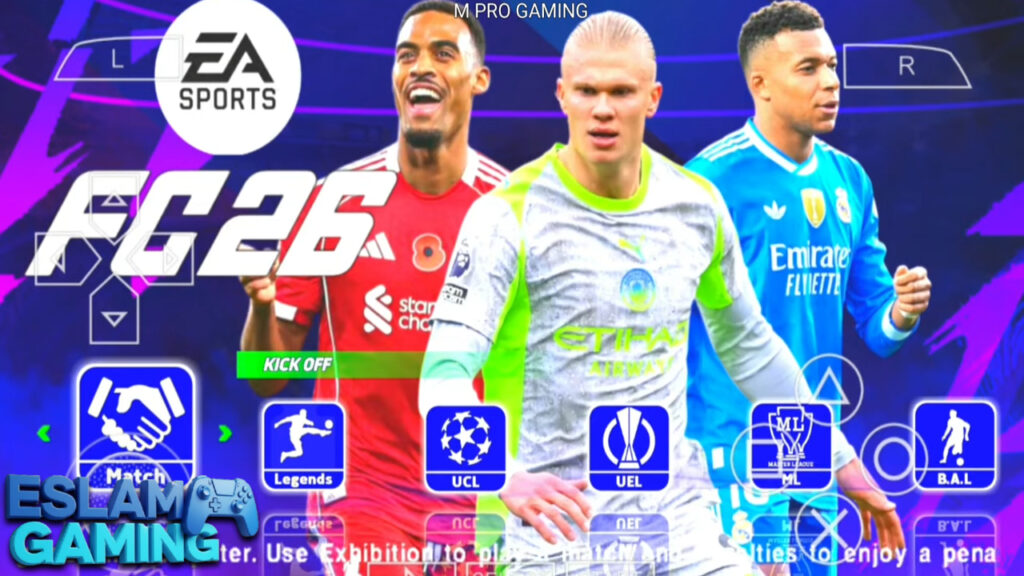 Untitled-Project-36-1024x576 EA Sports FC 2026 Ppsspp Original Android Offline Mediafire Download | FIFA 26 PSP