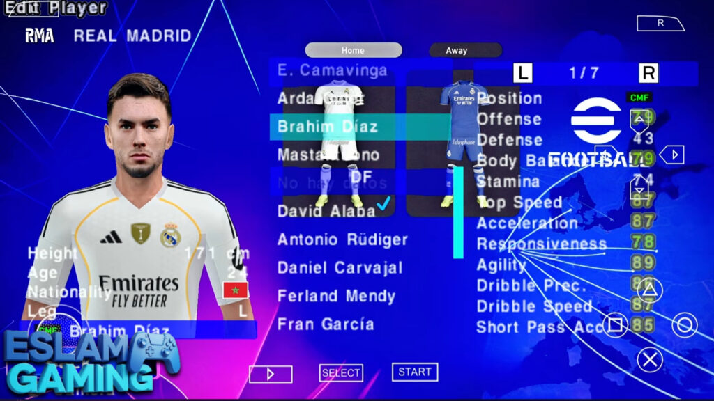 Untitled-Project-2-36-1024x576 eFootball PES 2026 PPSSPP Android Offline PS5 Camera | Efootball 2026 PSP Full Update(small size)Download