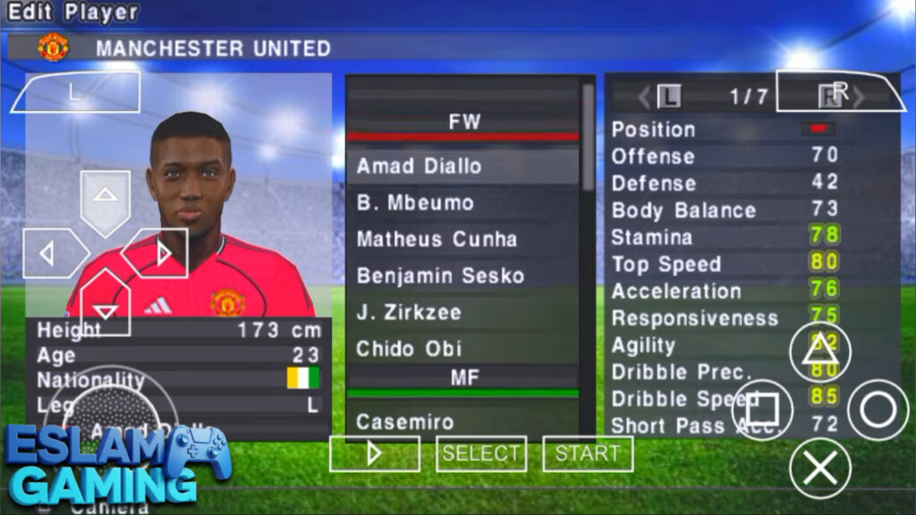 Untitled-Project-3-32-1024x576 EFOOTBALL PES 2026 PPSSPP ISO from MediaFire with the latest transfers and kits (Small Size) Download