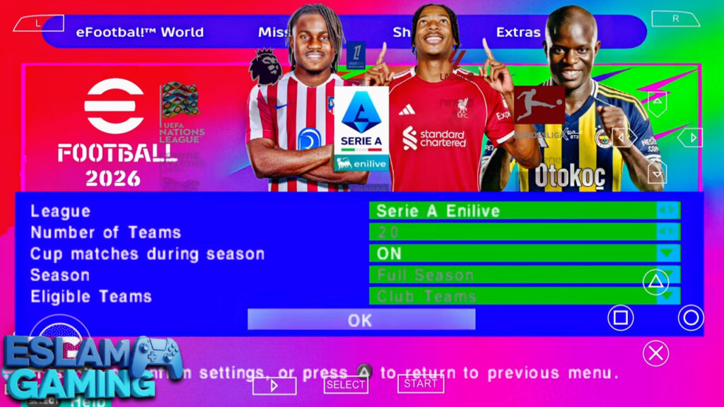 Untitled-Project-10-26-1024x576 Efootball 2026 PSP Full Update & PlayerTattoo & New Kits Download