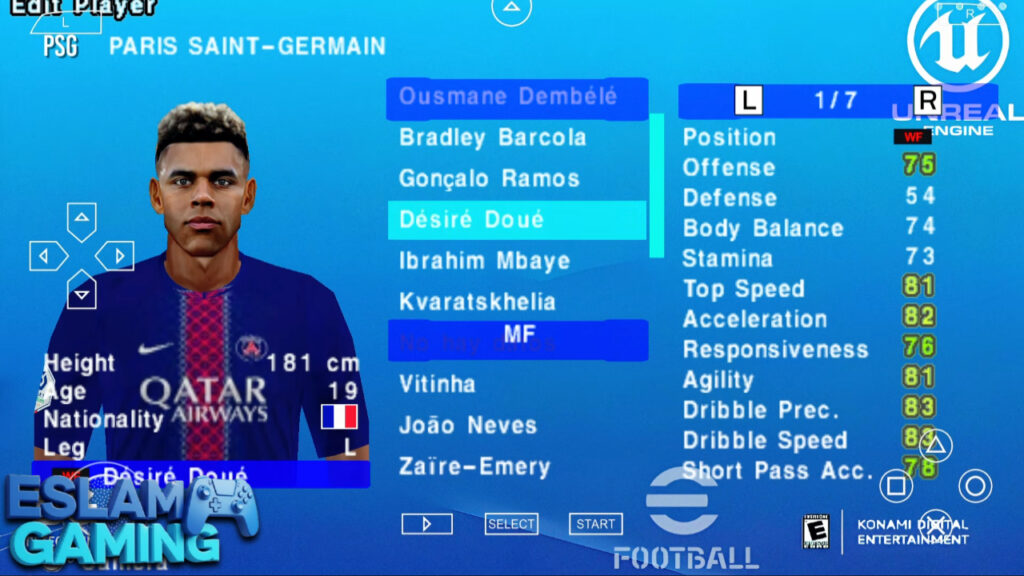 Untitled-Project-3-1-1024x576 eFootball PES 2026 PPSSPP game for Android without internet, with PS5 camera | Full game update Download