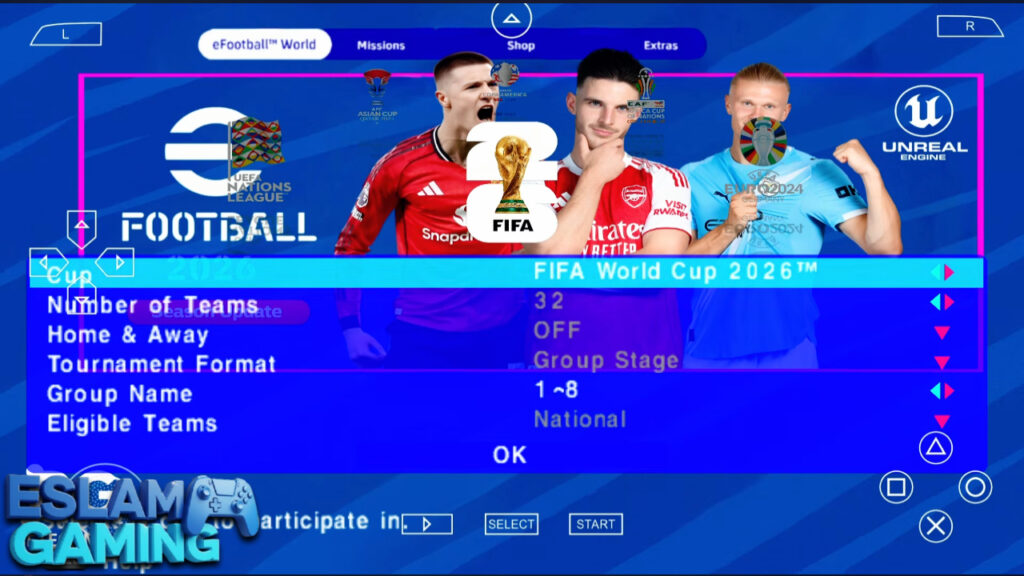 Untitled-Project-9-1024x576 eFootball PES 2026 PPSSPP game for Android without internet, with PS5 camera | Full game update Download