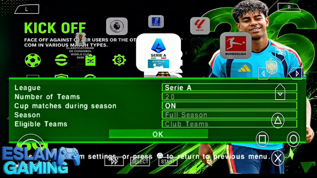 Untitled-Project-8-36-1024x576 eFootball PES 2026 PSP Android Offline PS5 Camera | Efootball 2027 PPSSPP UCL Update Download