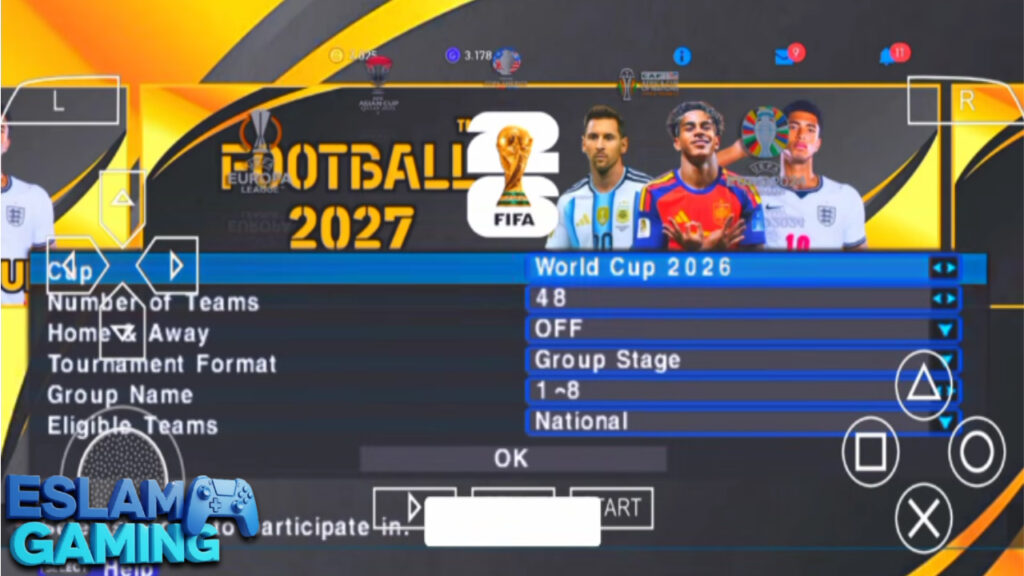 Untitled-project-1-34-1024x576 eFootball Pes 2026 Ppsspp (FIFA World Cup) Full Update Android 600 MB Download