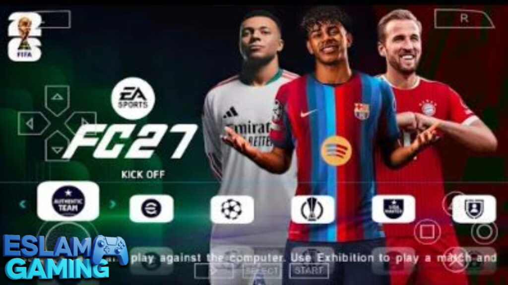 Untitled-project-6-44-1024x576 EA FC 27 (FIFA 27) for Android on PPSSPP emulator in a small size from MediaFire (750 MB) Download