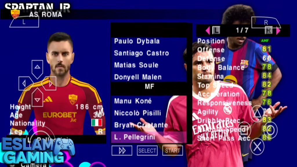 Untitled-Project-2-45-1024x576 eFootball PES 2027 PPSSPP: Full update with 2026/27 transfers and kits, realistic faces, PS5 camera Download