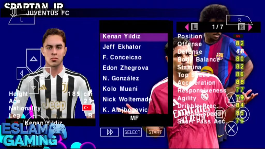 Untitled-Project-3-41-1024x576 eFootball PES 2027 PPSSPP: Full update with 2026/27 transfers and kits, realistic faces, PS5 camera Download