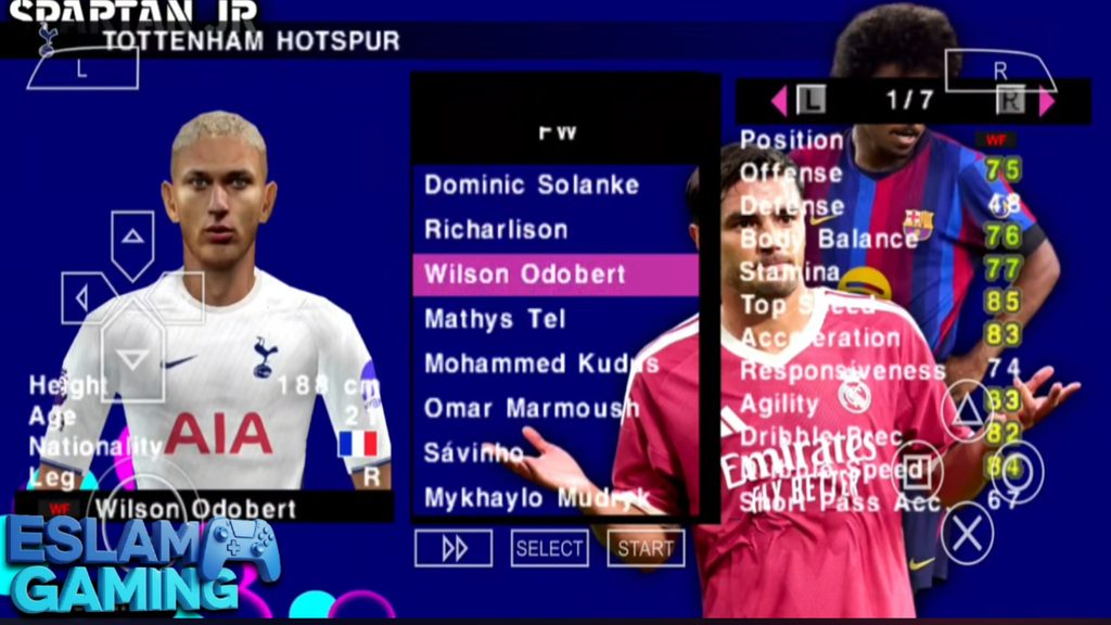 Untitled-Project-5-38-1024x576 eFootball PES 2027 PPSSPP: Full update with 2026/27 transfers and kits, realistic faces, PS5 camera Download