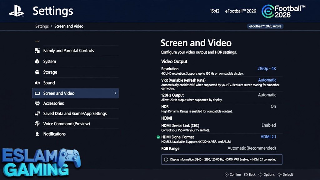 Untitled-Project-56-1024x576 eFootball 2026 Best Settings for PS5 and PC - 4K 60FPS No Lag Guide (USA & Germany Meta)
