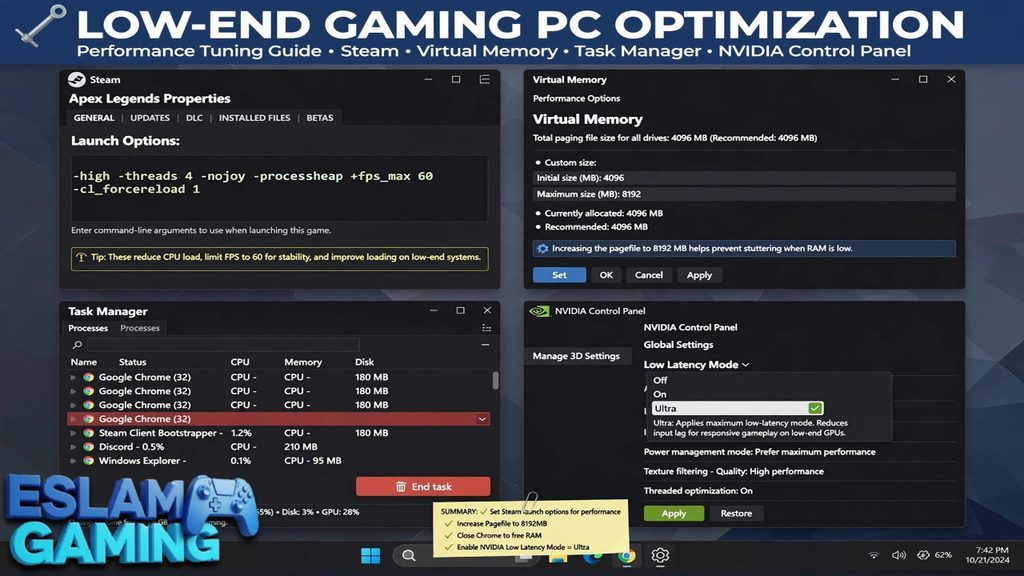 Untitled-Project-65-1024x576 eFootball 2026 Lag Fix for Low End PC 4GB RAM - 60FPS Guide USA Germany