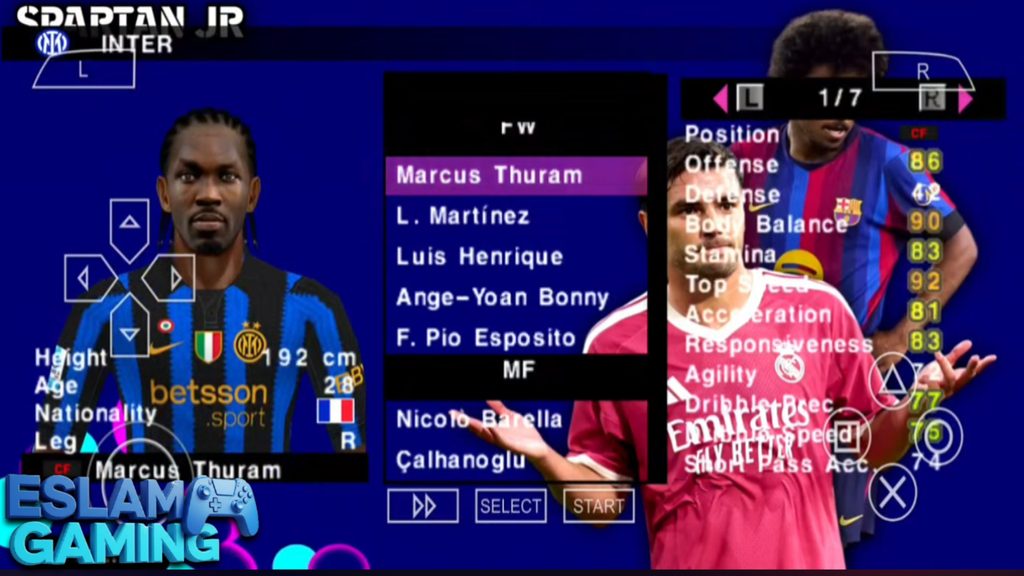 Untitled-Project-70-1024x576 eFootball PES 2027 PPSSPP: Full update with 2026/27 transfers and kits, realistic faces, PS5 camera Download