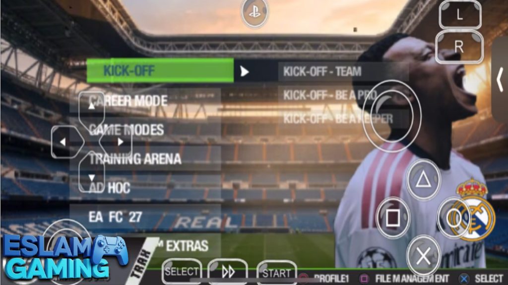 Untitled-project-5-32-1024x576 FIFA 14 Mod FC 27 (FIFA 27) PPSSPP Emulator With Career Mode Offline Android Download
